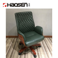 Modern popular B046 durable leather computer desk chair